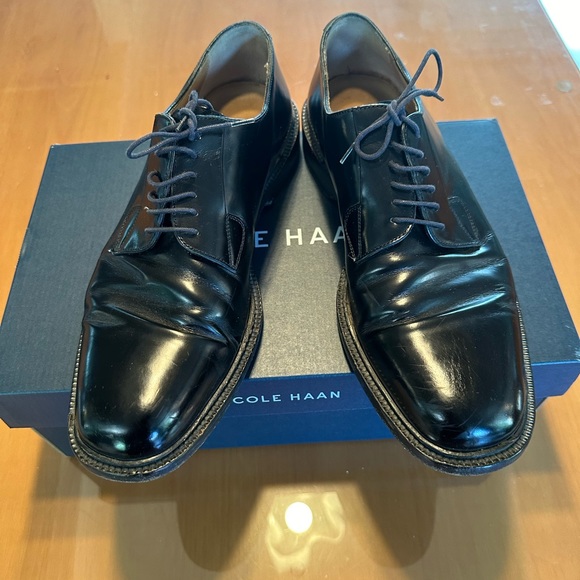 Black mens Cole Haan shoes size 91/2 - Picture 2 of 5